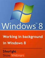 Working in the background in Win8